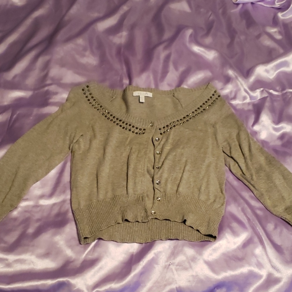 Sparkly grey cardigan